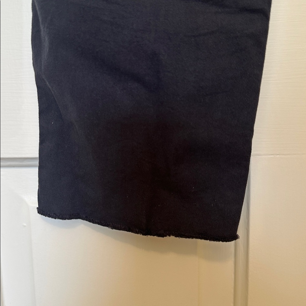 Frank & Eileen Wicklow Dusty Black Cropped Pants Size 6 - Picture 6 of 7